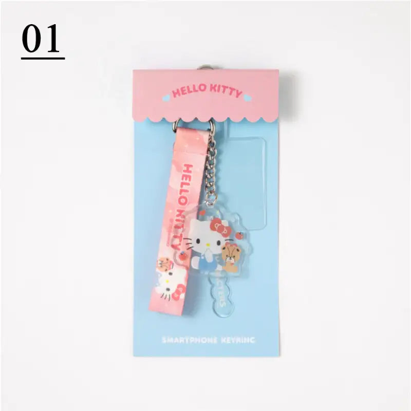 Sanrio x 10x10 - Clear Cell Phone Keyring - Sanrio - Keyrings - Harumio