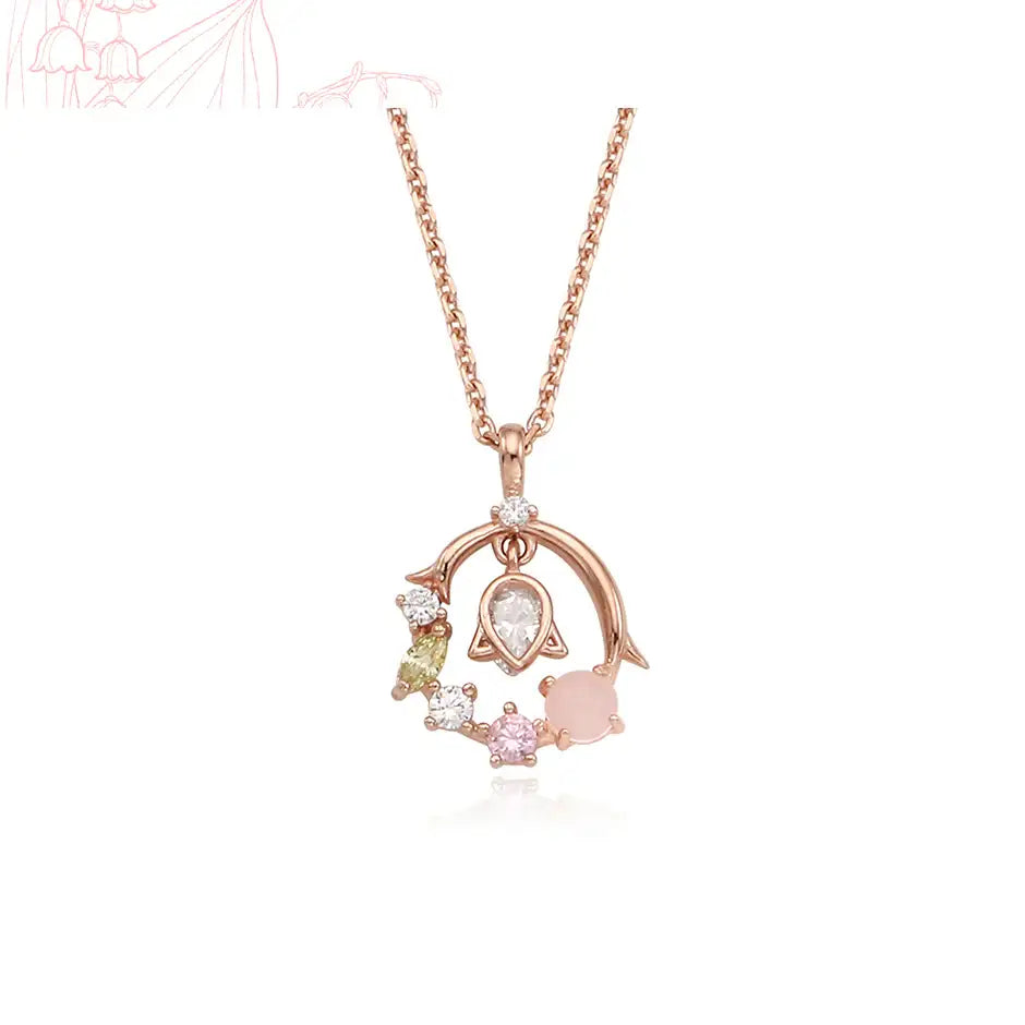 CLUE - Lily of the Valley Silver Necklace - CLUE - Jewelry - Harumio