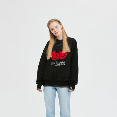 Kirsh x Mahagrid - Big Doodle Cherry Sweatshirts