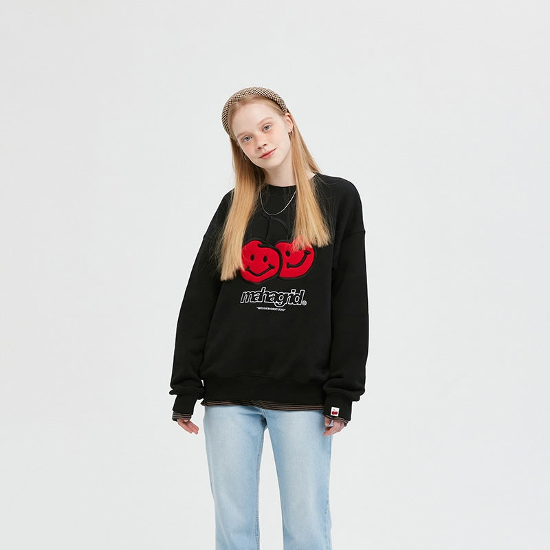 Kirsh x Mahagrid - Big Doodle Cherry Sweatshirts