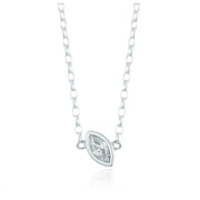 OST - Puremond Earthquake Marquise Silver Necklace - OST - Jewelry - Harumio