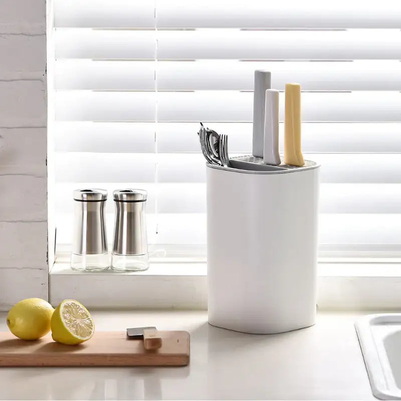 Neoflam - Blanc Antimicrobial Knife Block Basic - Neoflam - Knife Block - Harumio