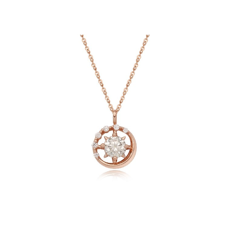 CLUE - New Moon Diamond Necklace