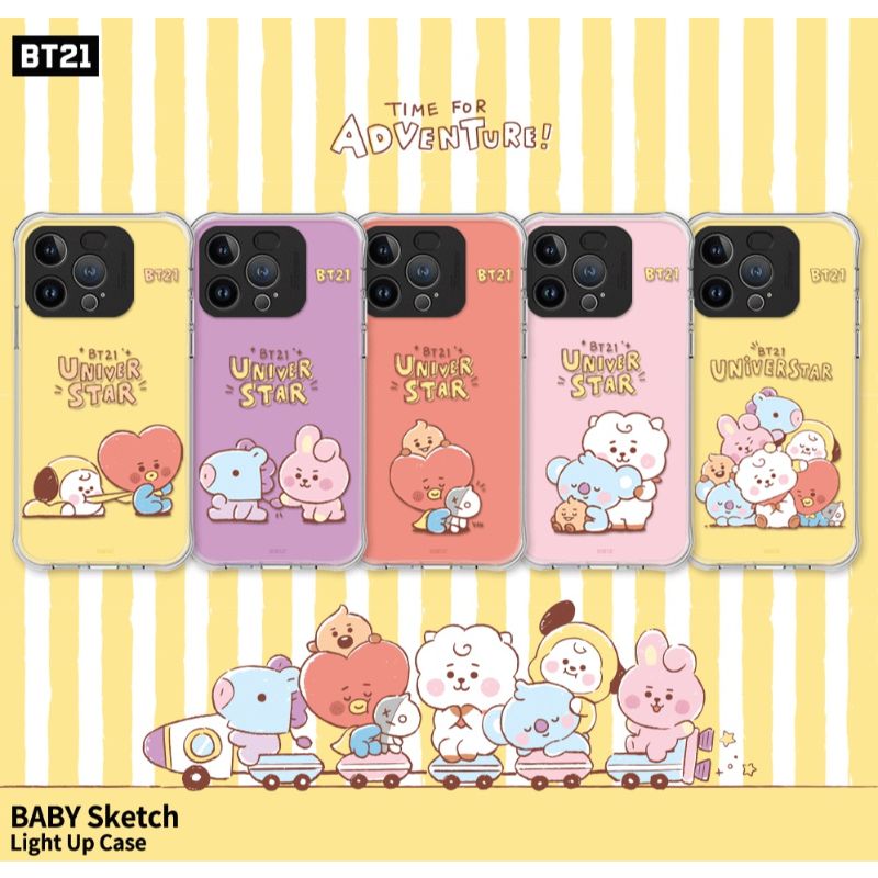 BT21 - BABY Sketch - Lighting Phone Case - BT21 - Accessories - Harumio