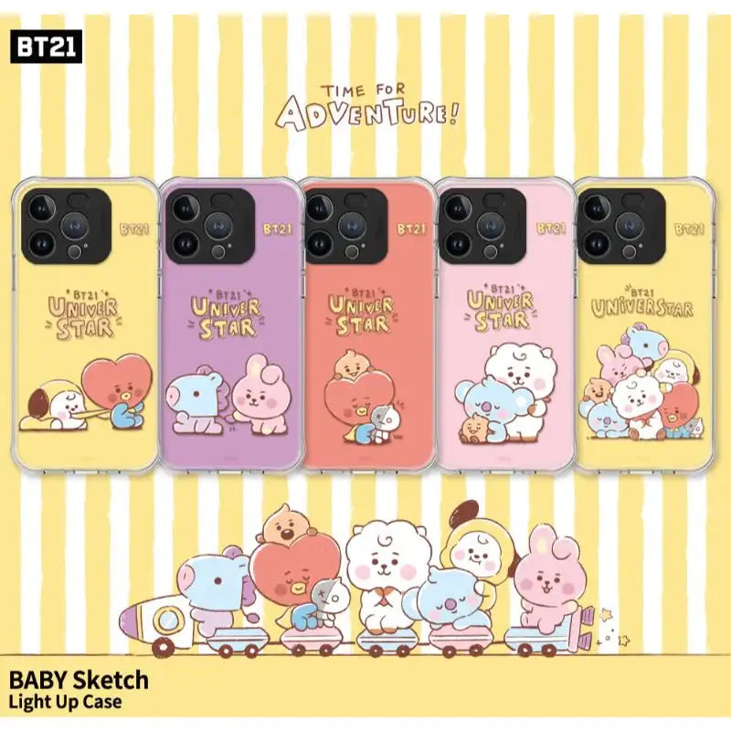 BT21 - BABY Sketch - Lighting Phone Case - BT21 - Accessories - Harumio