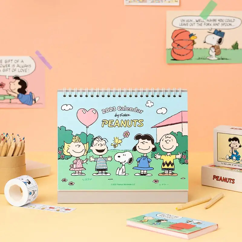 Peanuts - 2023 Snoopy Desk Calendar - 10x10 - 2023 Calendars - Harumio