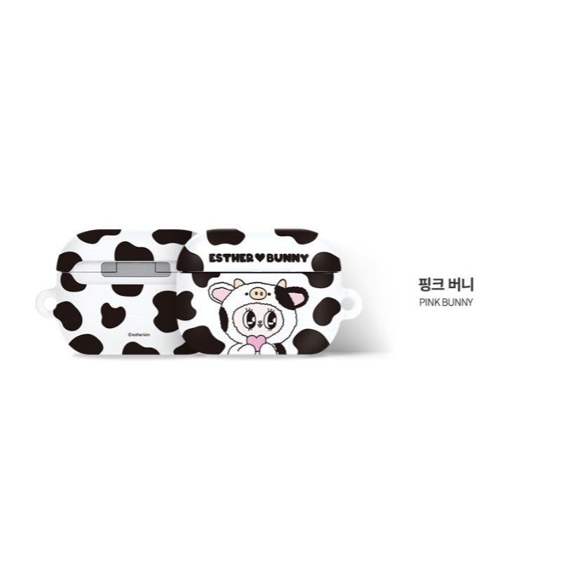 Esther Bunny - AirPods Hard Case - Cow Series