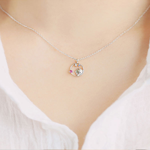 BT21 x OST - Silver Necklace Ver. 2 - RJ