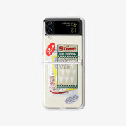 Pizza Delivery Man and the Gold Palace - Galaxy Z Flip Hard Case - Pizza Delivery Man and the Gold Palace - Galaxy Case - Harumio