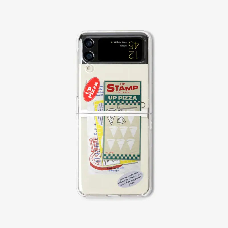 Pizza Delivery Man and the Gold Palace - Galaxy Z Flip Hard Case - Pizza Delivery Man and the Gold Palace - Galaxy Case - Harumio