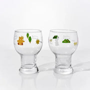 Korean Little Buddy - Barbarian Glass Set 2P - Modern House - Tableware - Harumio