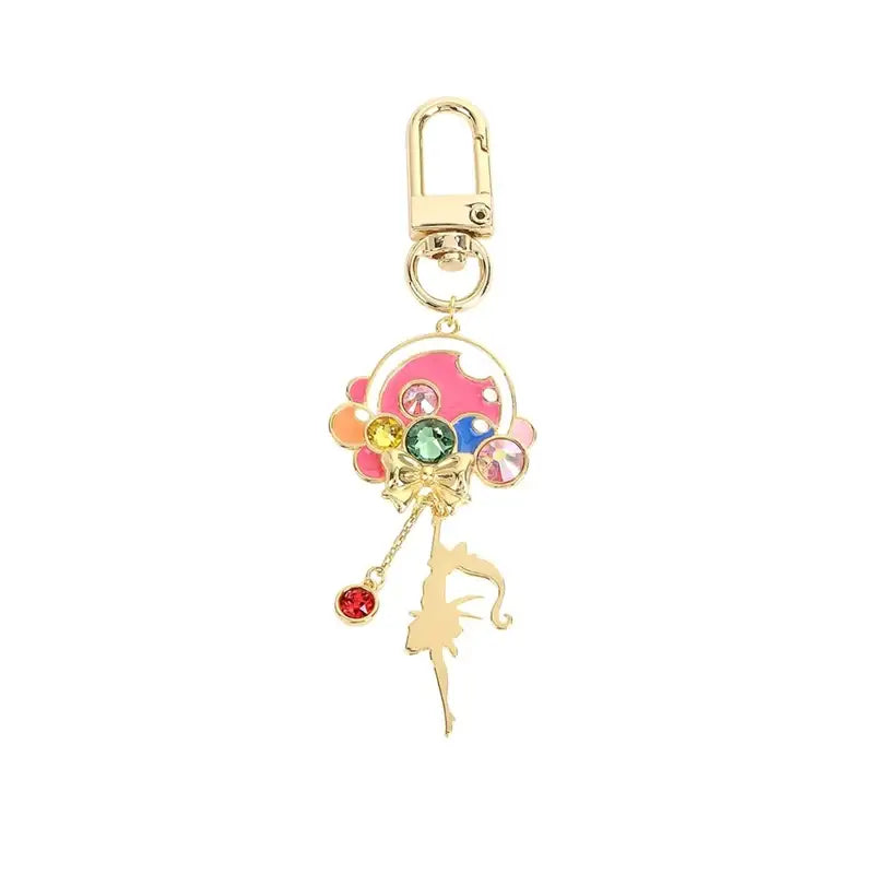 Saint Tail x Clue - Balloon Ride Saint Tail's Silhouette Key Ring - CLUE - Accessories - Harumio