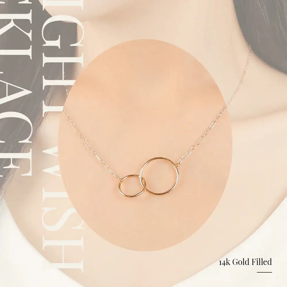 CLUE - 14K Gold Filled Bright Wish Simple Line Necklace - CLUE - Jewelry - Harumio