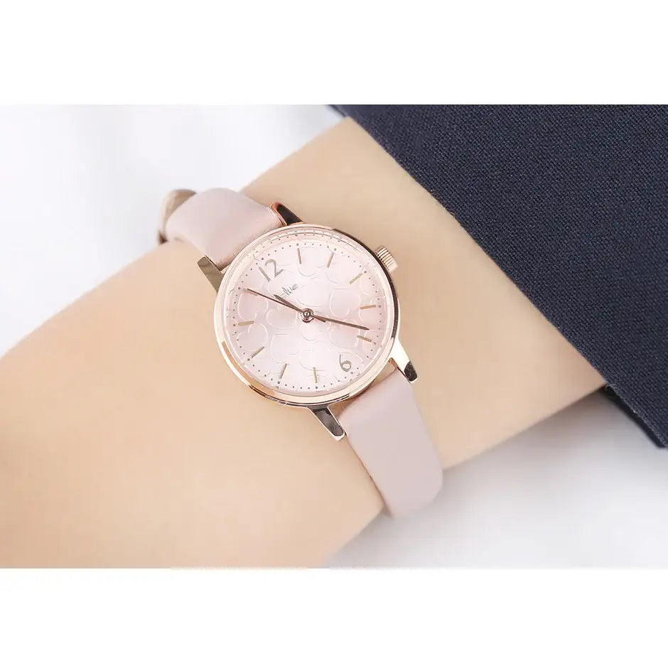 CLUE - Sweet Love Indi Pink Leather Watch - CLUE - Watches - Harumio