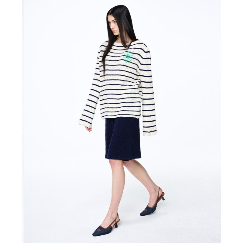 Mardi Mercredi - Cotton Pullover Long Sleeve Stripe