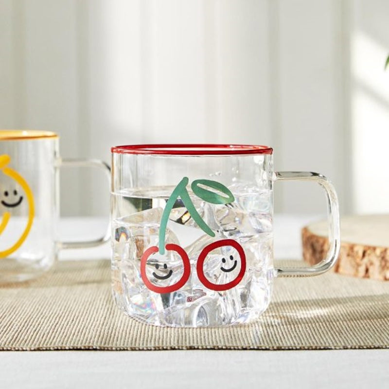 Korean Picnic Day - Heat Resistant Glass Mug