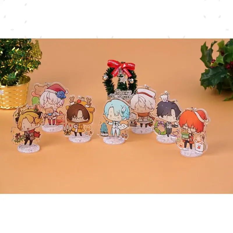 Mystic Messenger - Christmas SD Acrylic Keyring Stand - Mystic Messenger - Acrylic Keyring - Harumio
