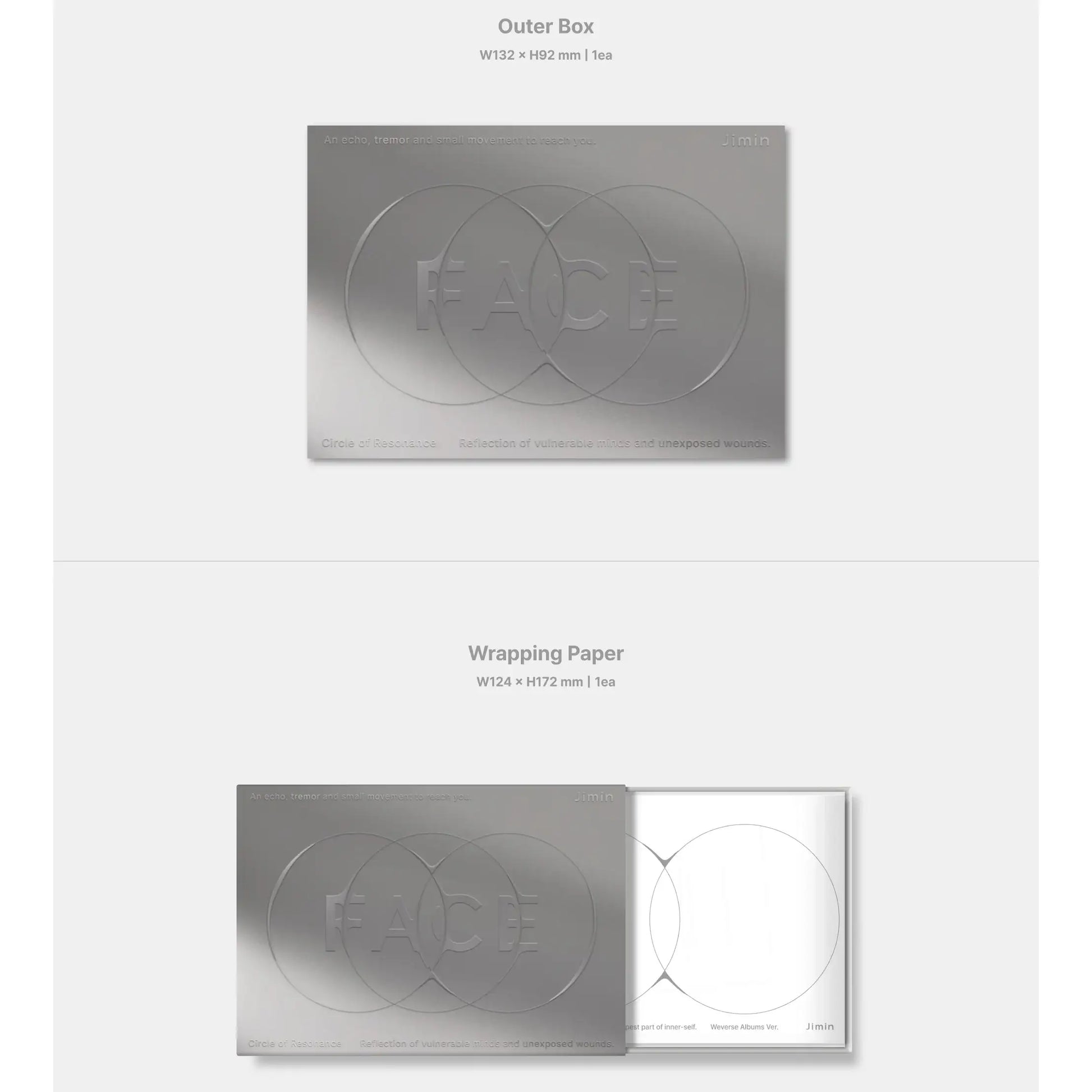 Jimin (BTS) - Face : 1st Album (Weverse Album + Photobook Versions) - Jimin (BTS) - Album - Harumio