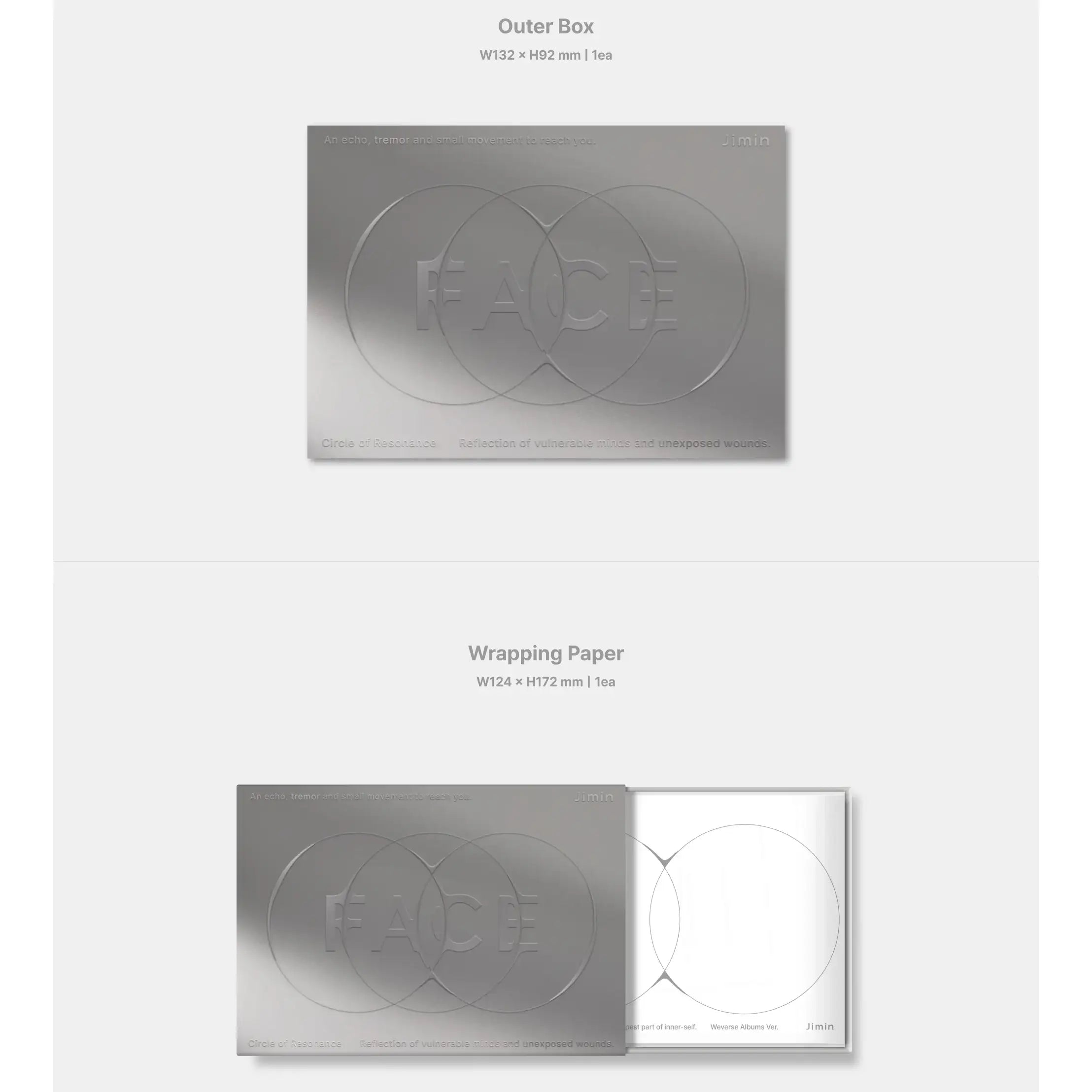 Jimin (BTS) - Face : 1st Album (Weverse Album + Photobook Versions) - Jimin (BTS) - Album - Harumio