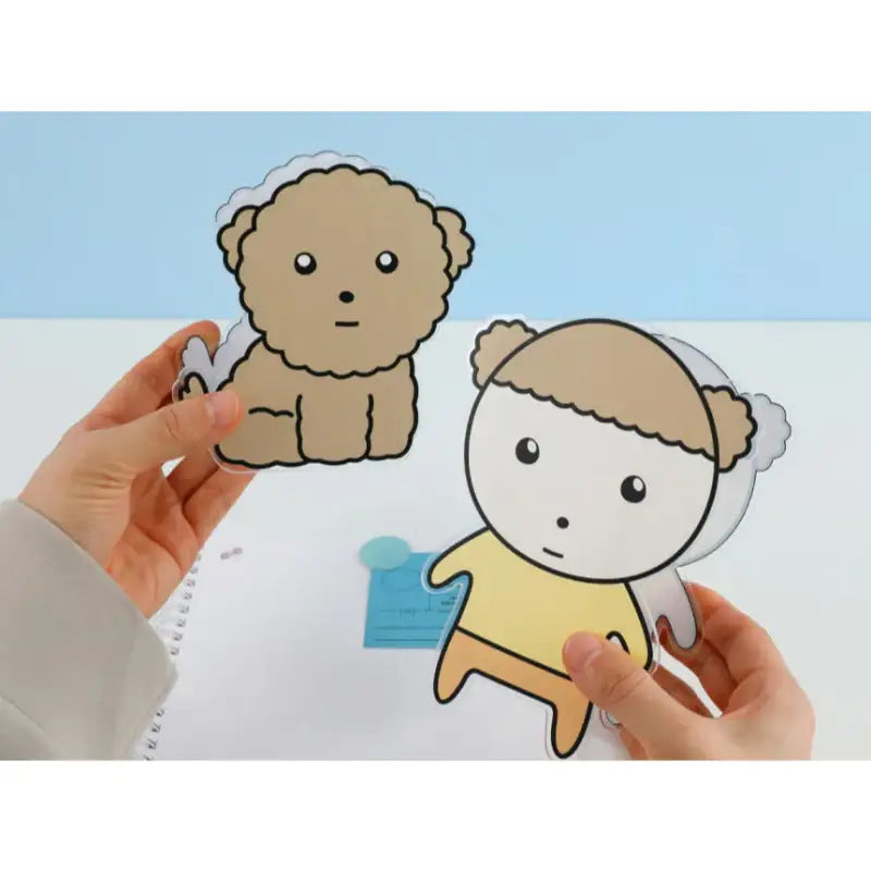 Maru Is a Puppy - Acrylic Pencil Holder - Webtoon Friends - Pencil Holder - Harumio