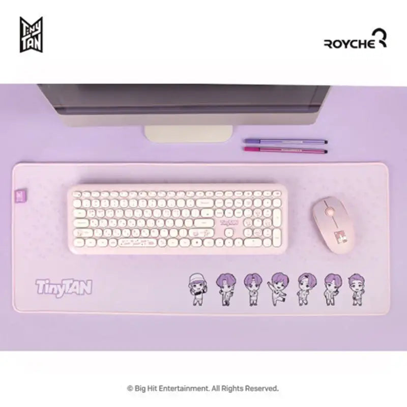 BTS - TinyTan x ROYCHE - Long Mouse Pad - BTS - Mouse Pads - Harumio