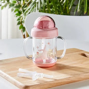 Korean My Rabbit - Tritan Two-Handle Straw Water Bottle - Modern House - Bottle - Harumio