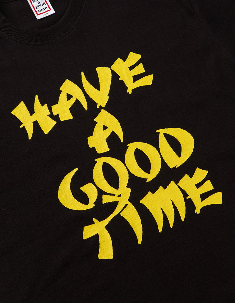 have a good time - Karate Logo Short Sleeve T-shirt - Black