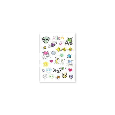 Suhyun - Alien - Tattoo Sticker Set