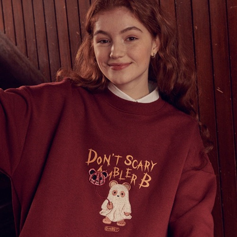 Ambler - Ghost Bear Overfit Hoodie Sweatshirt