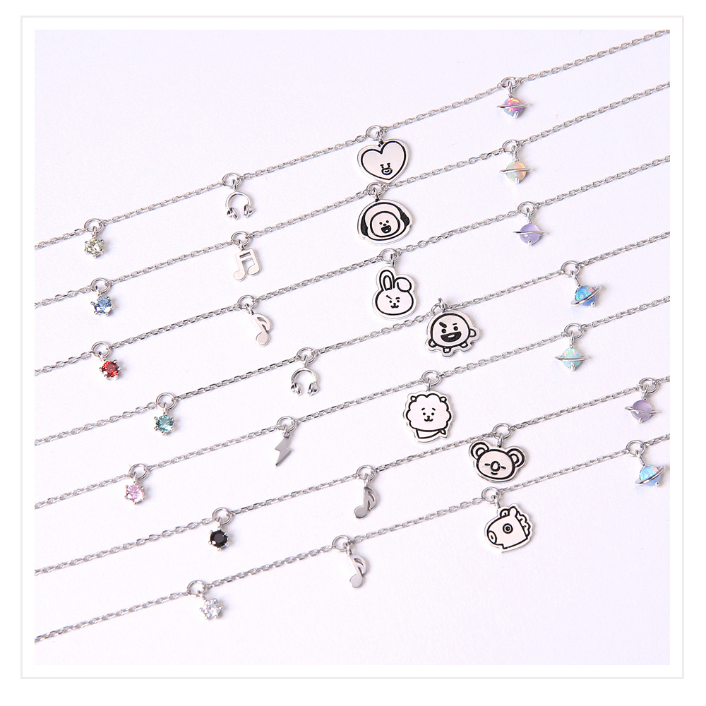 BT21 x OST - RJ Silver Bracelet