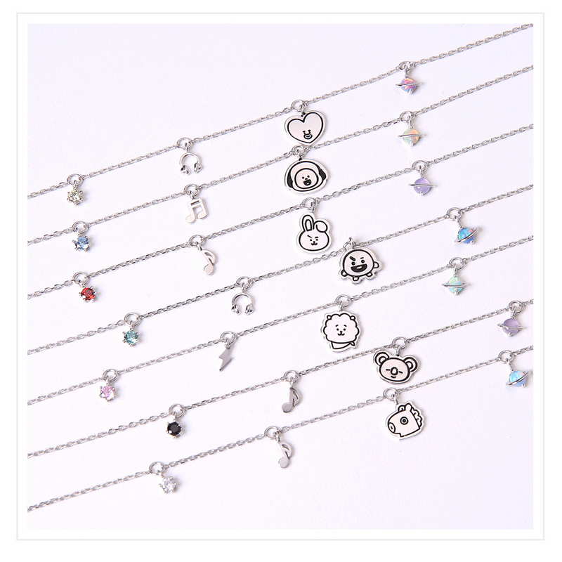 BT21 x OST - Cooky Silver Bracelet