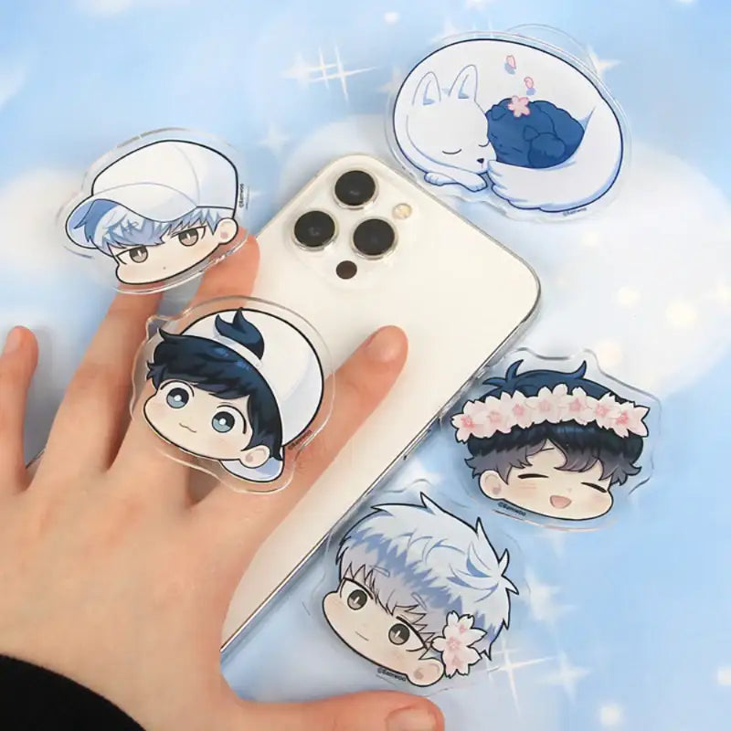 Cherry Blossoms After Winter - Acrylic Toon Socket - Webtoon Shop - Griptoks - Harumio