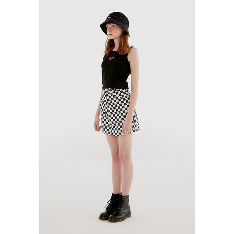 Kirsh - Cherry Print Tank Top - Black