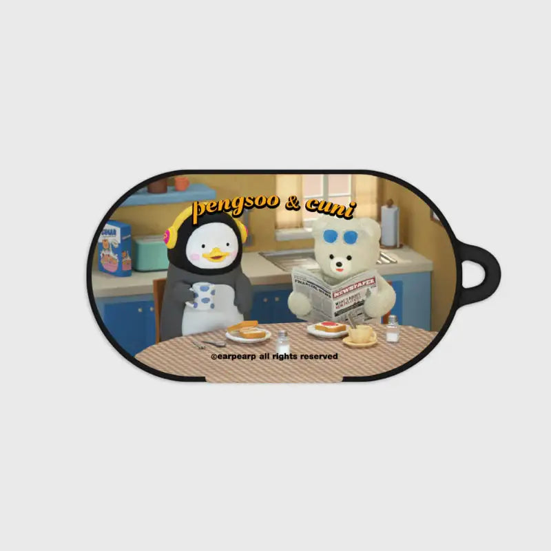 Earpearp x Pengsoo - Breakfast Time Buds & Buds Plus Hard Case (Beige) - Earpearp x Pengsoo - Buds Case - Harumio
