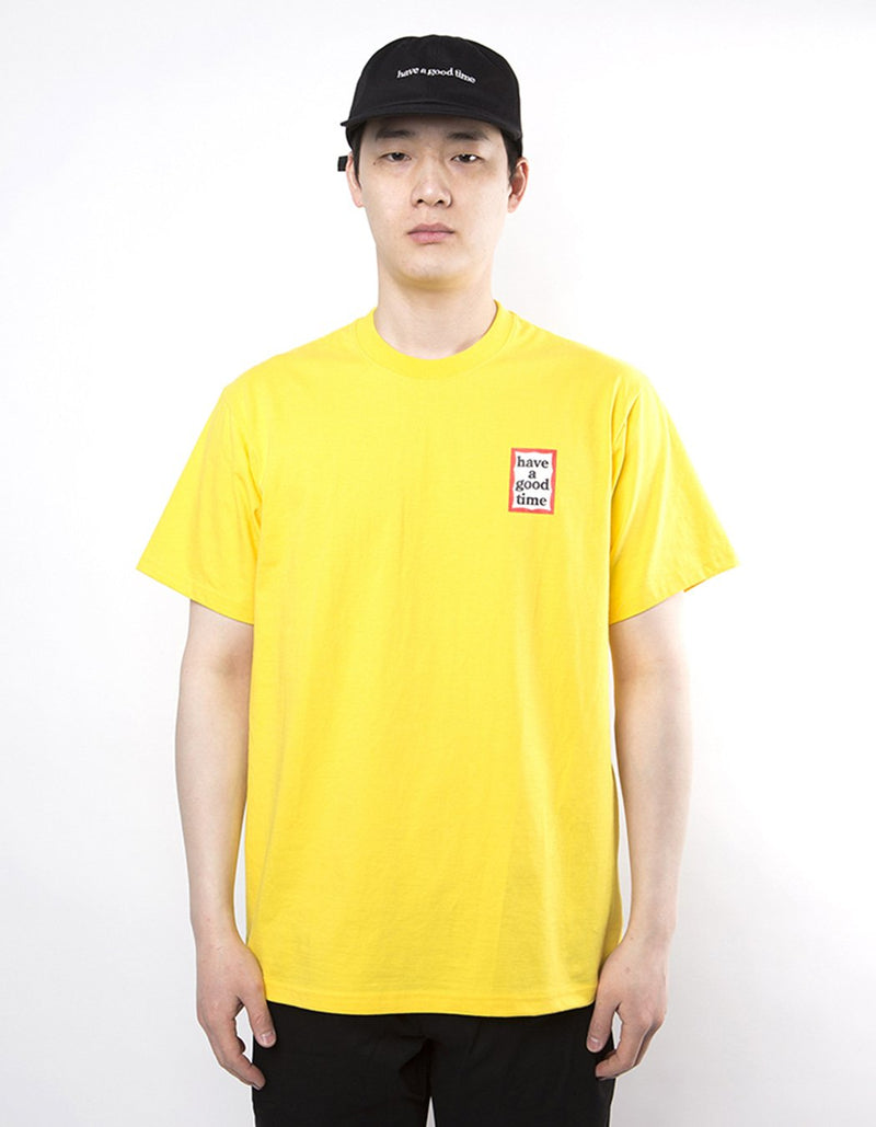 have a good time - Mini Frame Short Sleeve T-shirt - Lemon