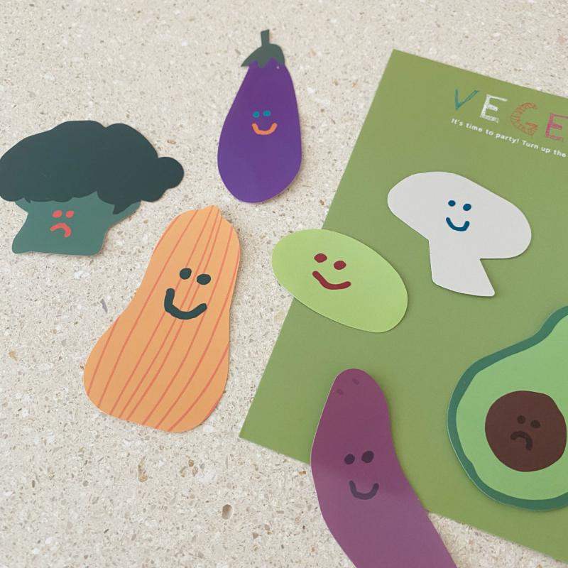 Dinotaeng - Veges & Fruity's Sticker Pack - Dinotaeng - Sticker - Harumio