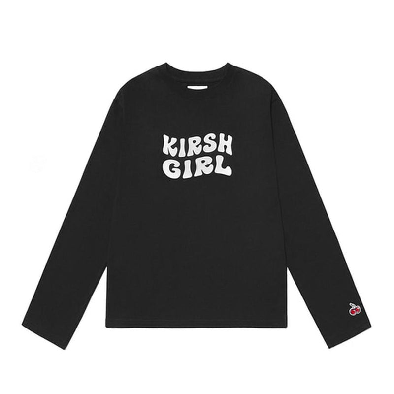 Kirsh - Long Sleeved Kirsh Girl Logo T-Shirt - Black