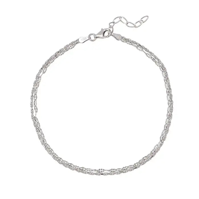 OST - Wavy Chain Ring Anklet - OST - Jewelry - Harumio