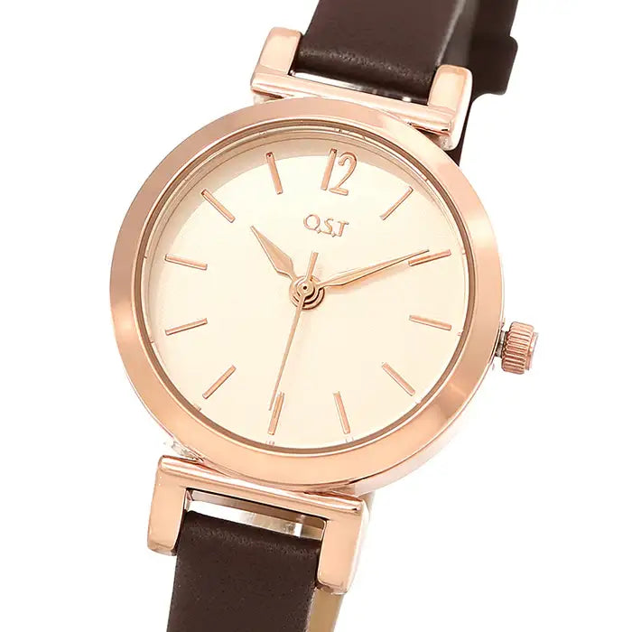 OST - Women's Brown Leather Watch - OST - Watch - Harumio