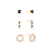 OST - Dazzling Onyx Earrings Set - OST - Jewelry - Harumio