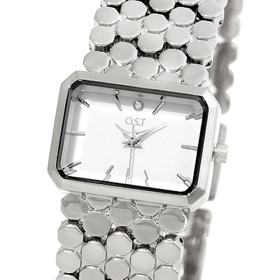 OST - Bling Silver Women's Metal Watch