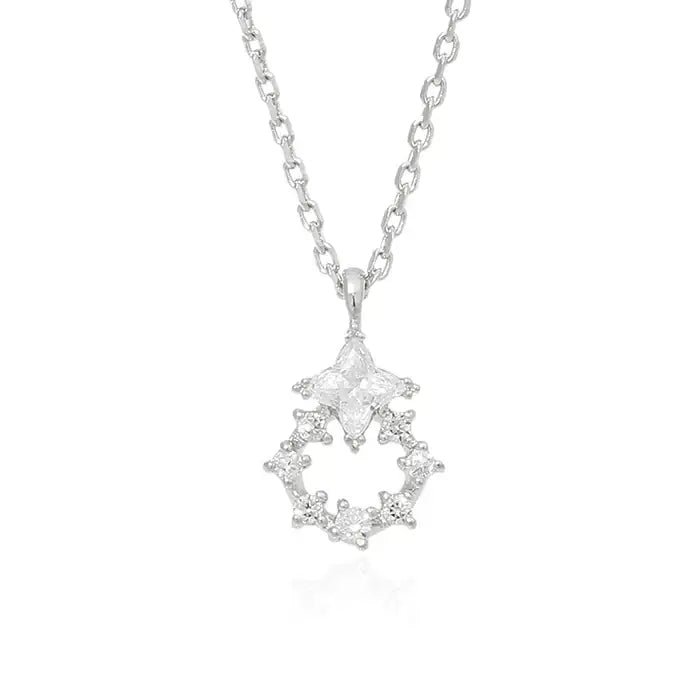 OST - Cubic Tree Ring Silver Necklace - OST - Jewelry - Harumio