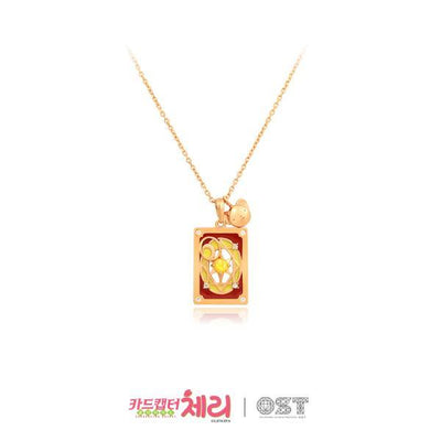 OST x Cardcaptor Sakura - Magic Card Silver Necklace