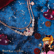 Saint Tail x Clue - Cross Wing Silver Bracelet - CLUE - Jewelry - Harumio