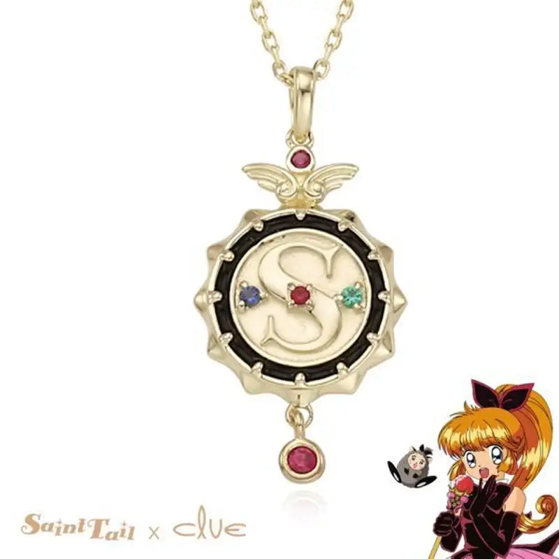 Saint Tail x Clue - Sherlock's Medallion 10k Gold Necklace - CLUE - Jewelry - Harumio