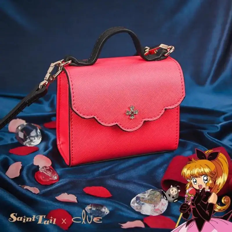 Saint Tail x Clue - Red Mini Bag - CLUE - Bags - Harumio