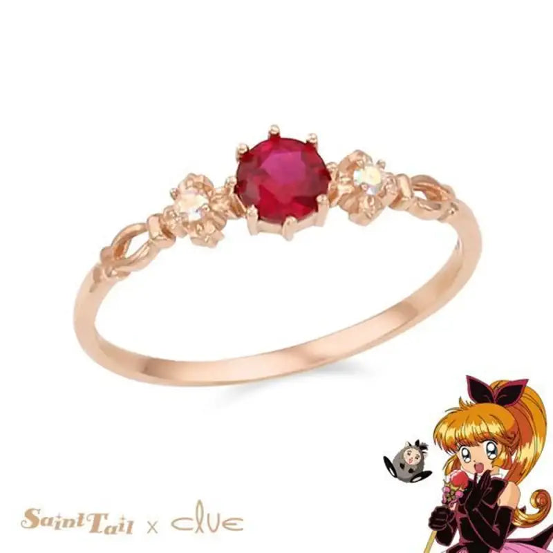 Saint Tail x Clue - Illusion Stick 10k Gold Miss Ring - CLUE - Jewelry - Harumio