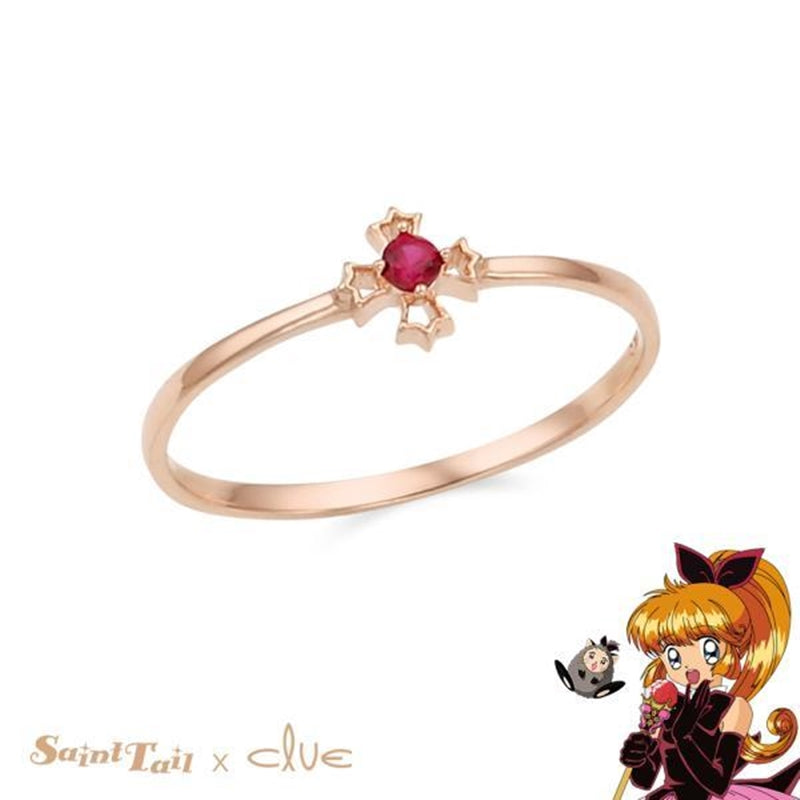 Saint Tail x Clue - Mini Saint 10K Gold Miss Ring