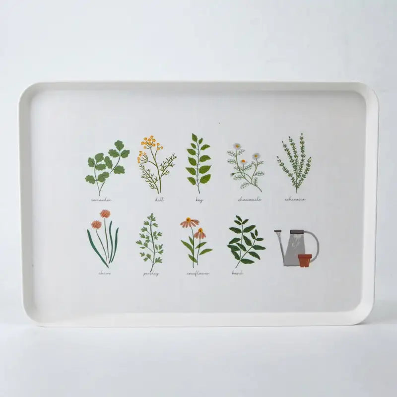 Korean All That - Herb Melamine Tray Set - Modern House - Serving Trays - Harumio