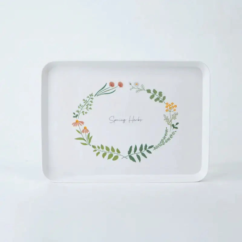 Korean All That - Herb Melamine Tray Set - Modern House - Serving Trays - Harumio